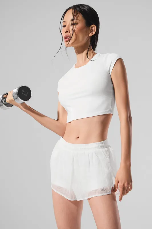 Game Time Short - White made by Alo Yoga