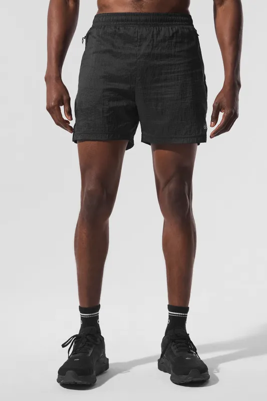 5" Game Time Ripstop 2-In-1 Short - Black/Black made by Alo Yoga