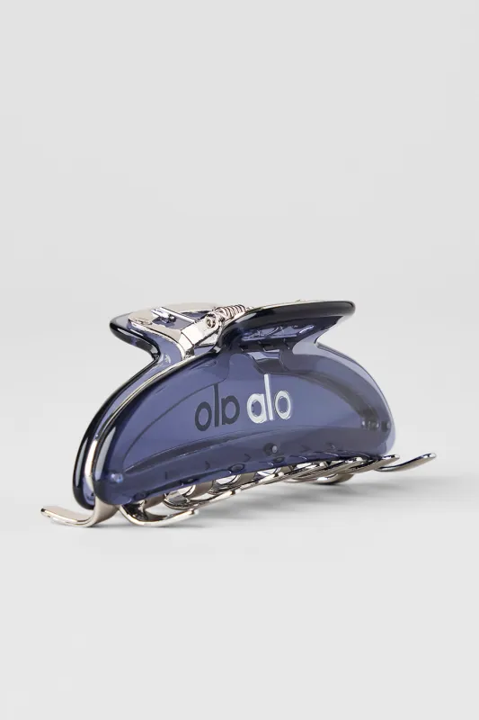 Acrylic Illusion Claw Clip - Bluestone/Chrome made by Alo Yoga