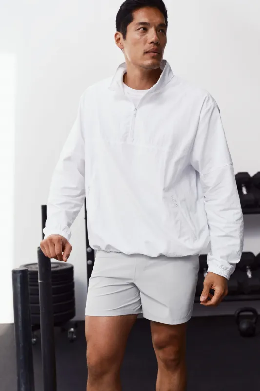 Light Weight Takeaway Track Pullover - White made by Alo Yoga