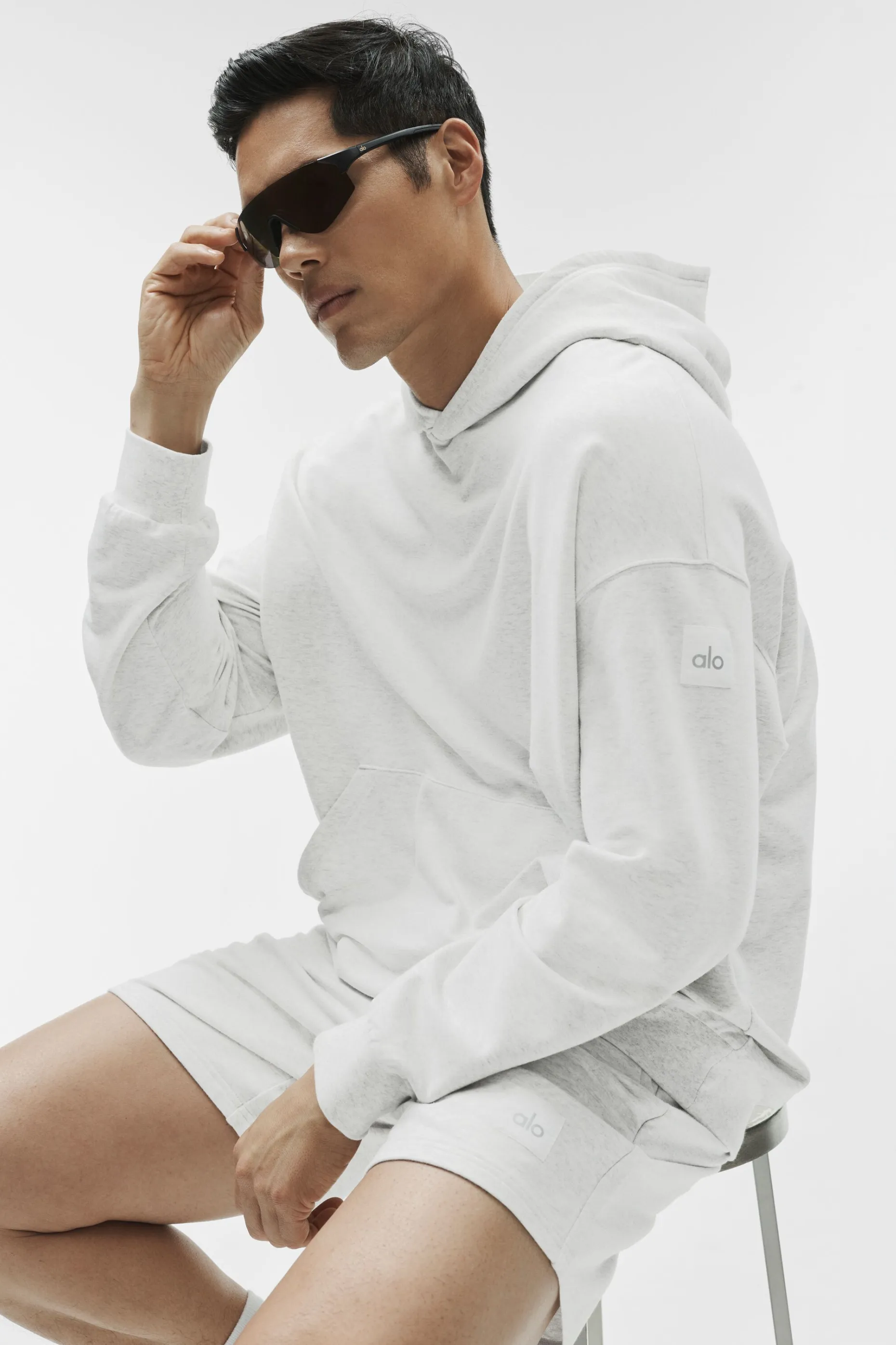 Double Take Hoodie - White Heather sold by Alo Yoga product image thumbnail 4