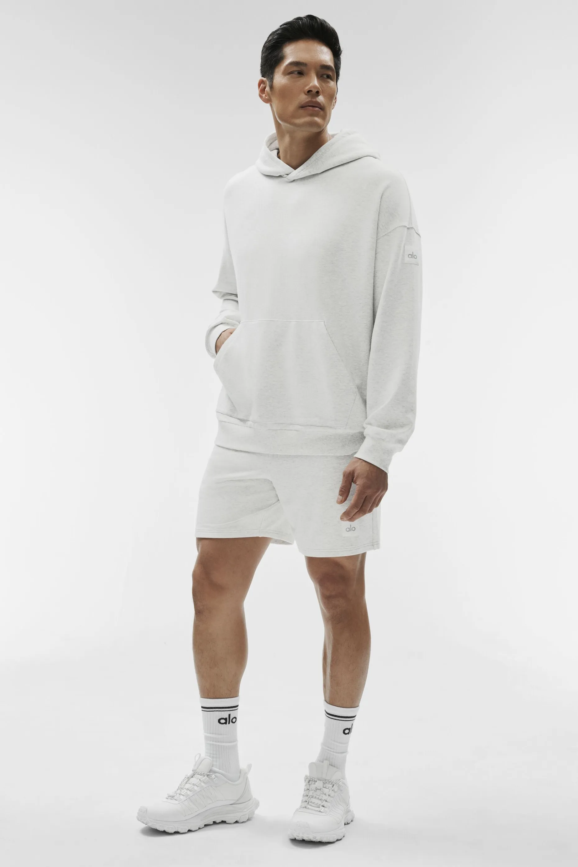 Double Take Hoodie - White Heather sold by Alo Yoga product image thumbnail 5