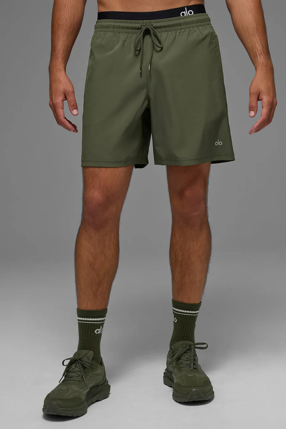 7" Circuit Short - Green Olive sold by Alo Yoga product image thumbnail 2