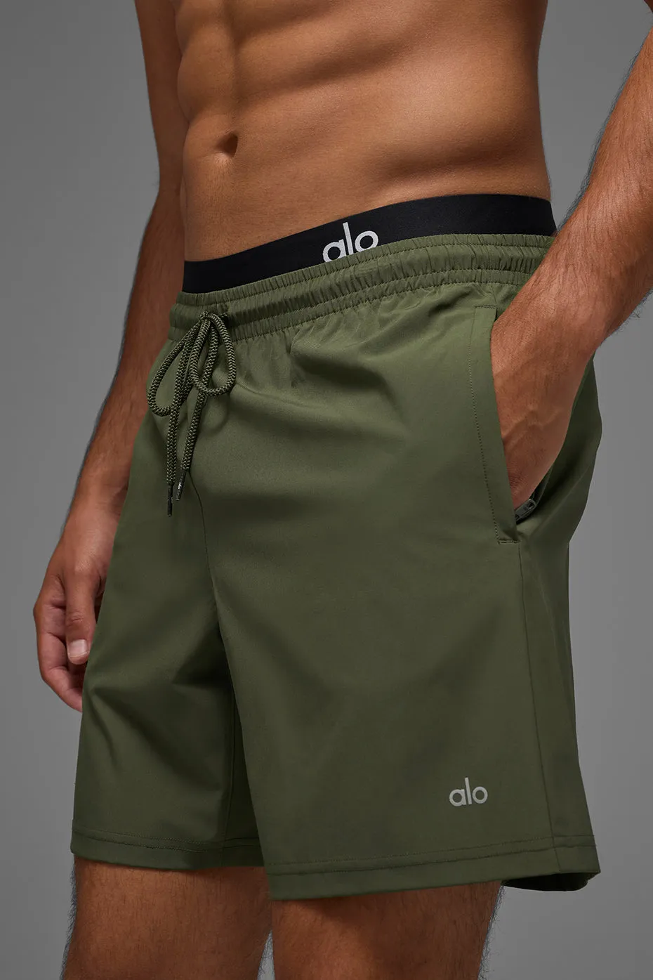 7" Circuit Short - Green Olive sold by Alo Yoga product image thumbnail 3