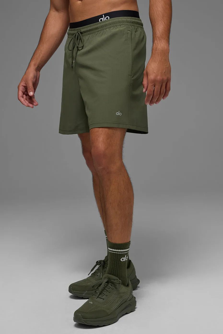 7" Circuit Short - Green Olive sold by Alo Yoga product image thumbnail 5