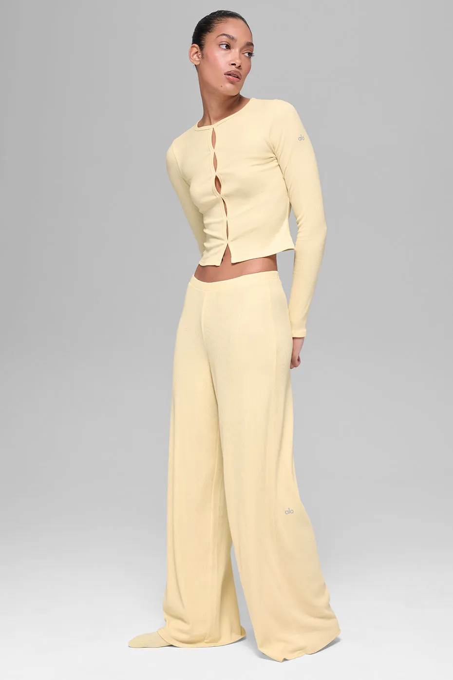Dreamlight Long Sleeve Top - Candlelight Yellow sold by Alo Yoga product image thumbnail 5