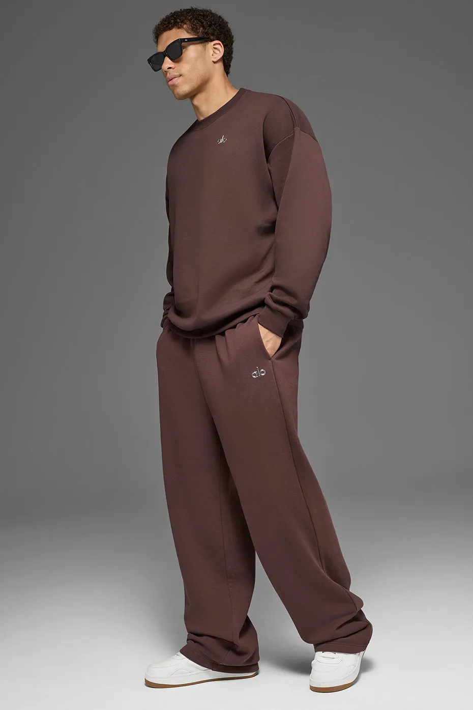 Accolade Crew Neck Pullover - Brownstone sold by Alo Yoga product image thumbnail 4