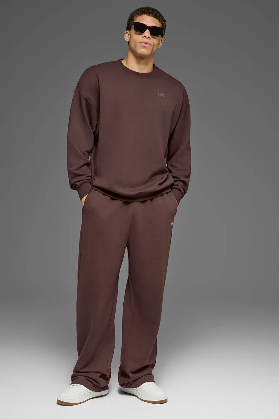 Accolade Crew Neck Pullover - Brownstone sold by Alo Yoga product image thumbnail 5