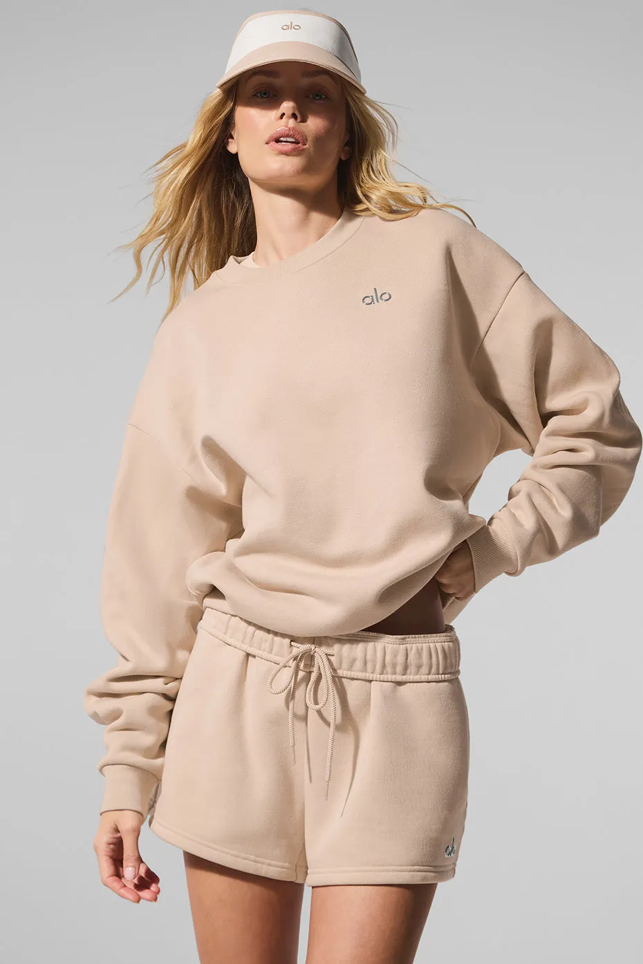 Accolade Crew Neck Pullover - Macadamia sold by Alo Yoga product image thumbnail 3
