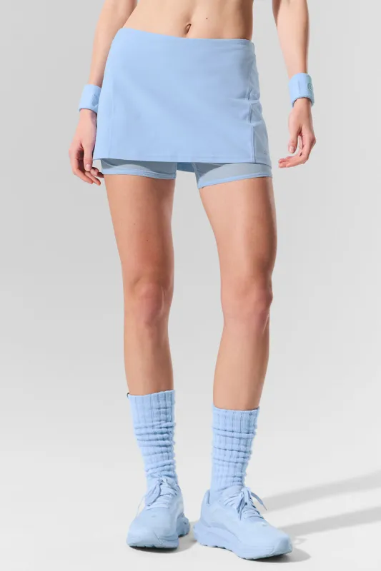 Alosoft Serve It Up Skirt - Seashell Blue made by Alo Yoga