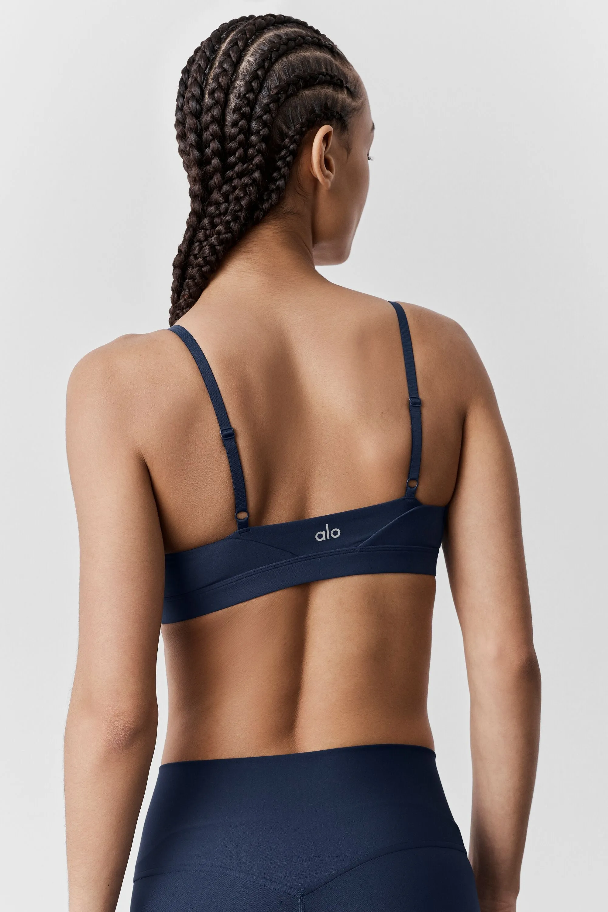 Airlift Fine Line Bra - Navy sold by Alo Yoga product image thumbnail 3
