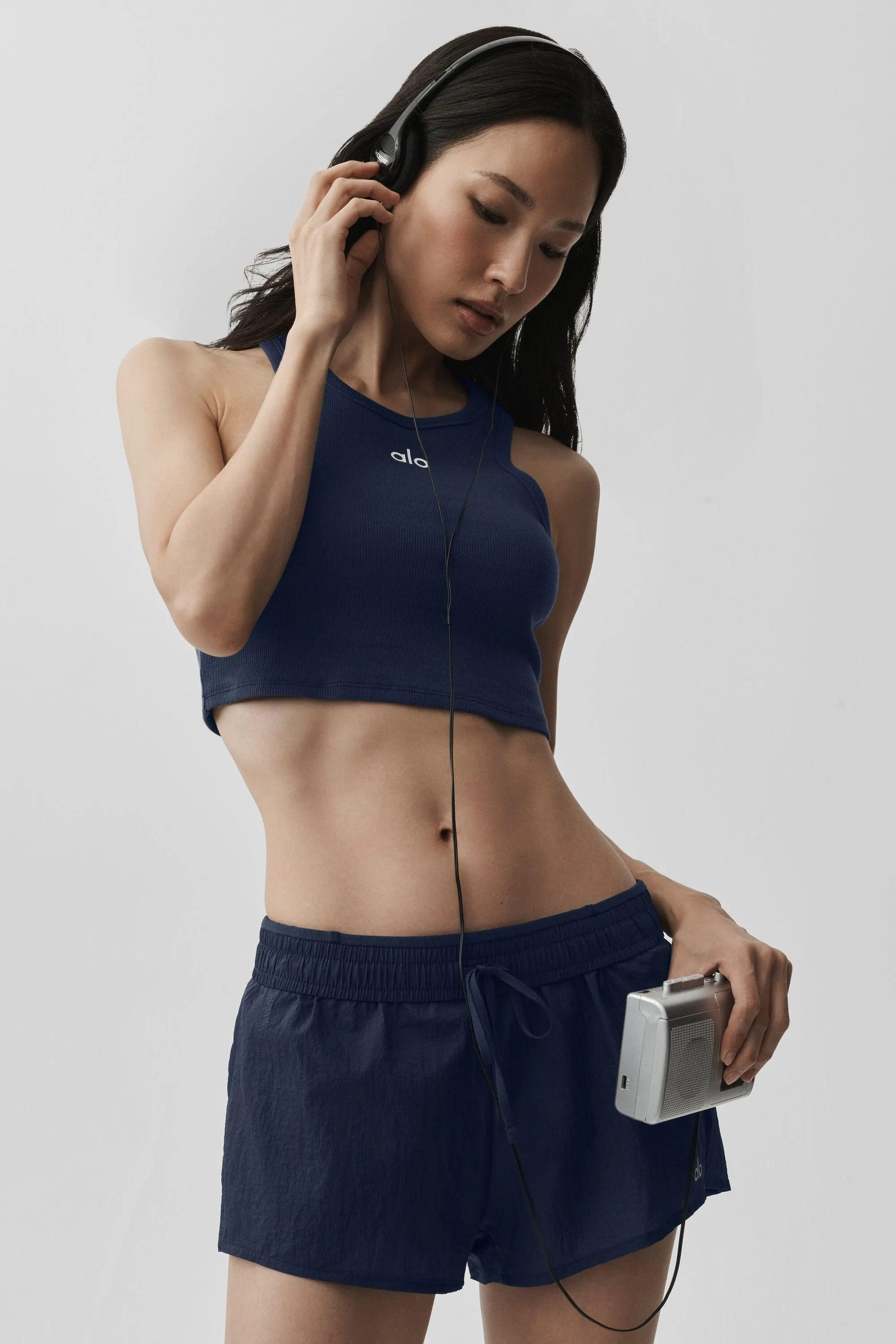 Mid-Rise Go Time Short - Navy sold by Alo Yoga product image thumbnail 4