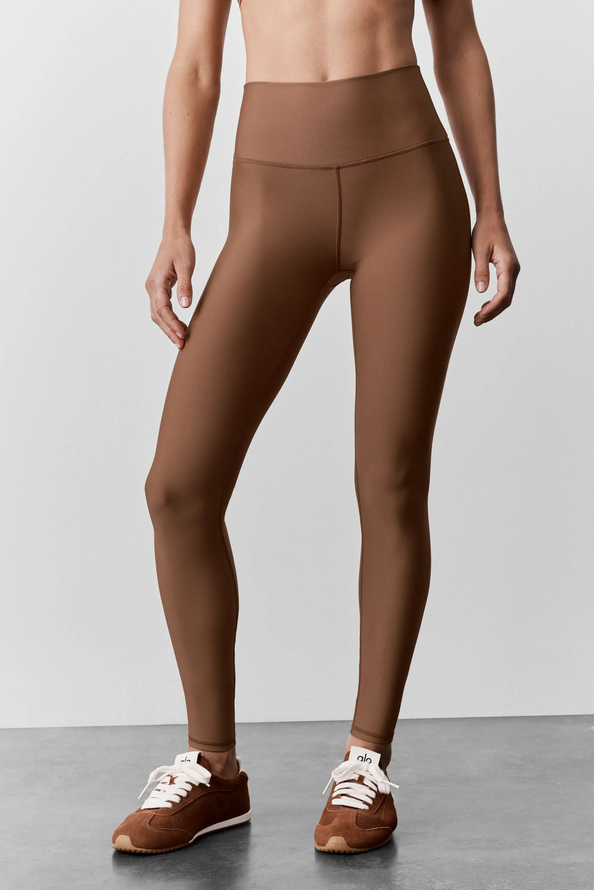 7/8 High-Waist Airlift Legging - Sun Kissed Brown sold by Alo Yoga