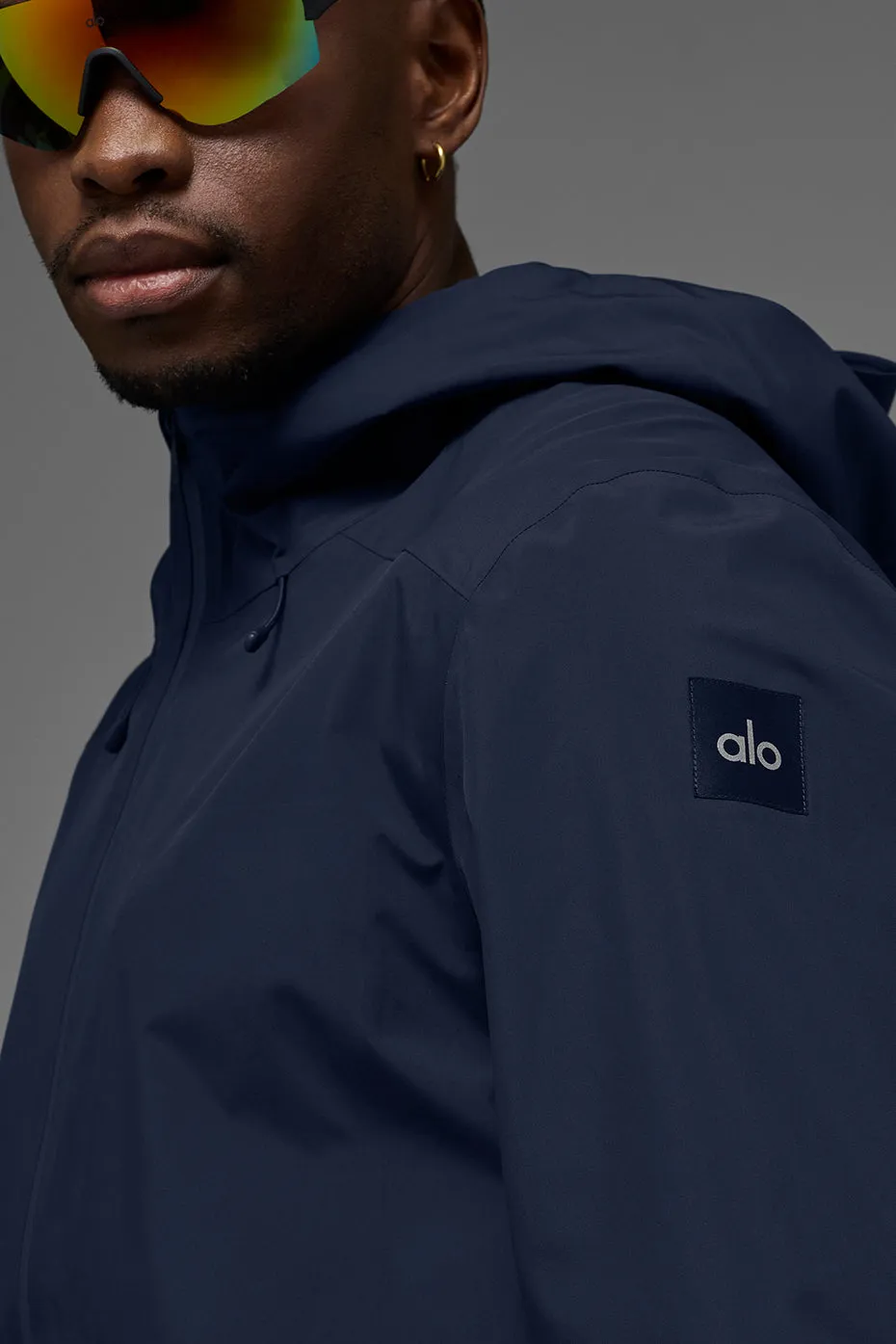 Alpha Shell Jacket - Navy sold by Alo Yoga product image thumbnail 3