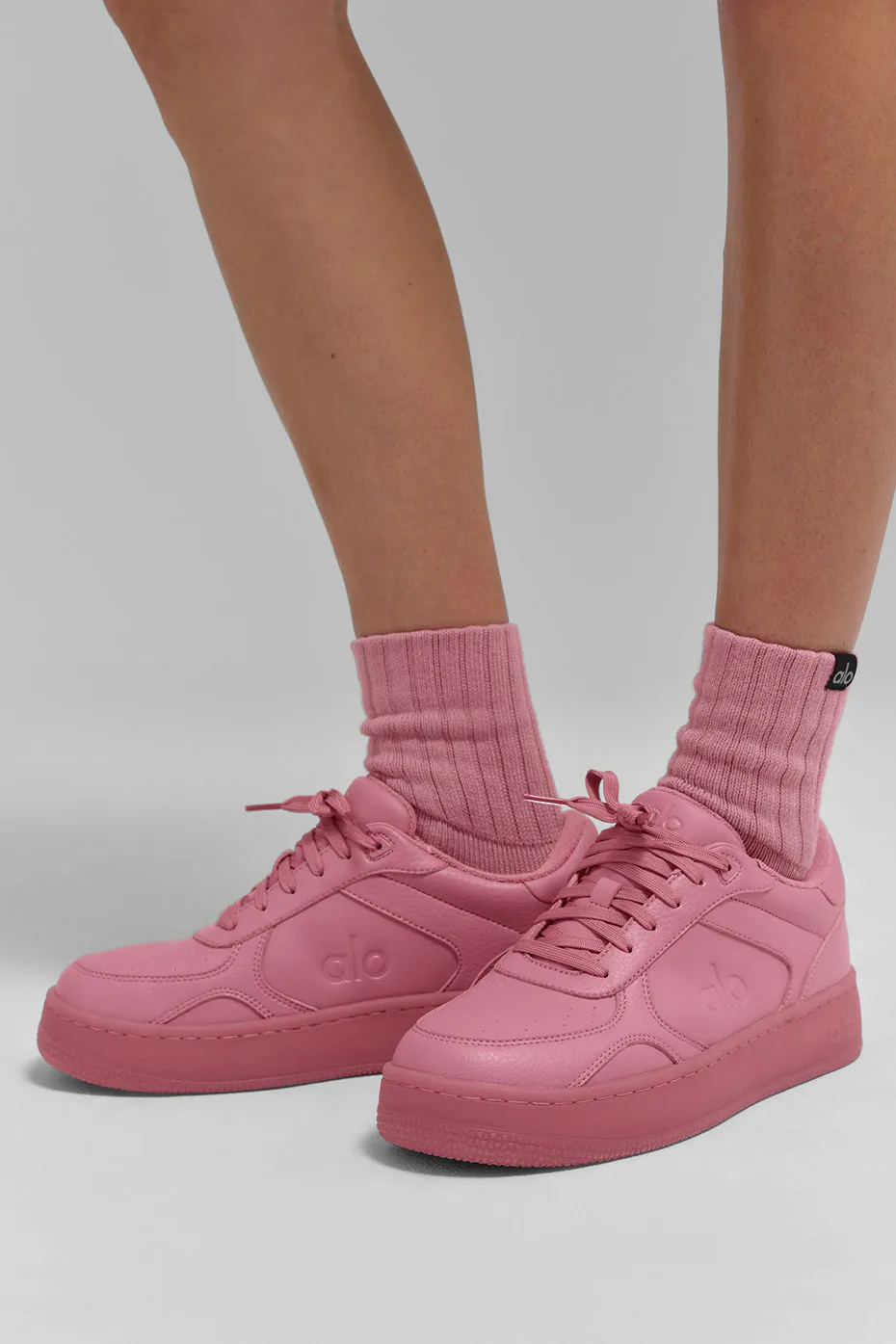 Unisex Half-Crew Scrunch Sock - Pink Wild Rose sold by Alo Yoga product image thumbnail 2