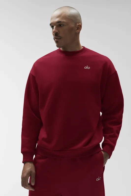 Accolade Crew Neck Pullover - Summer Romance Red made by Alo Yoga