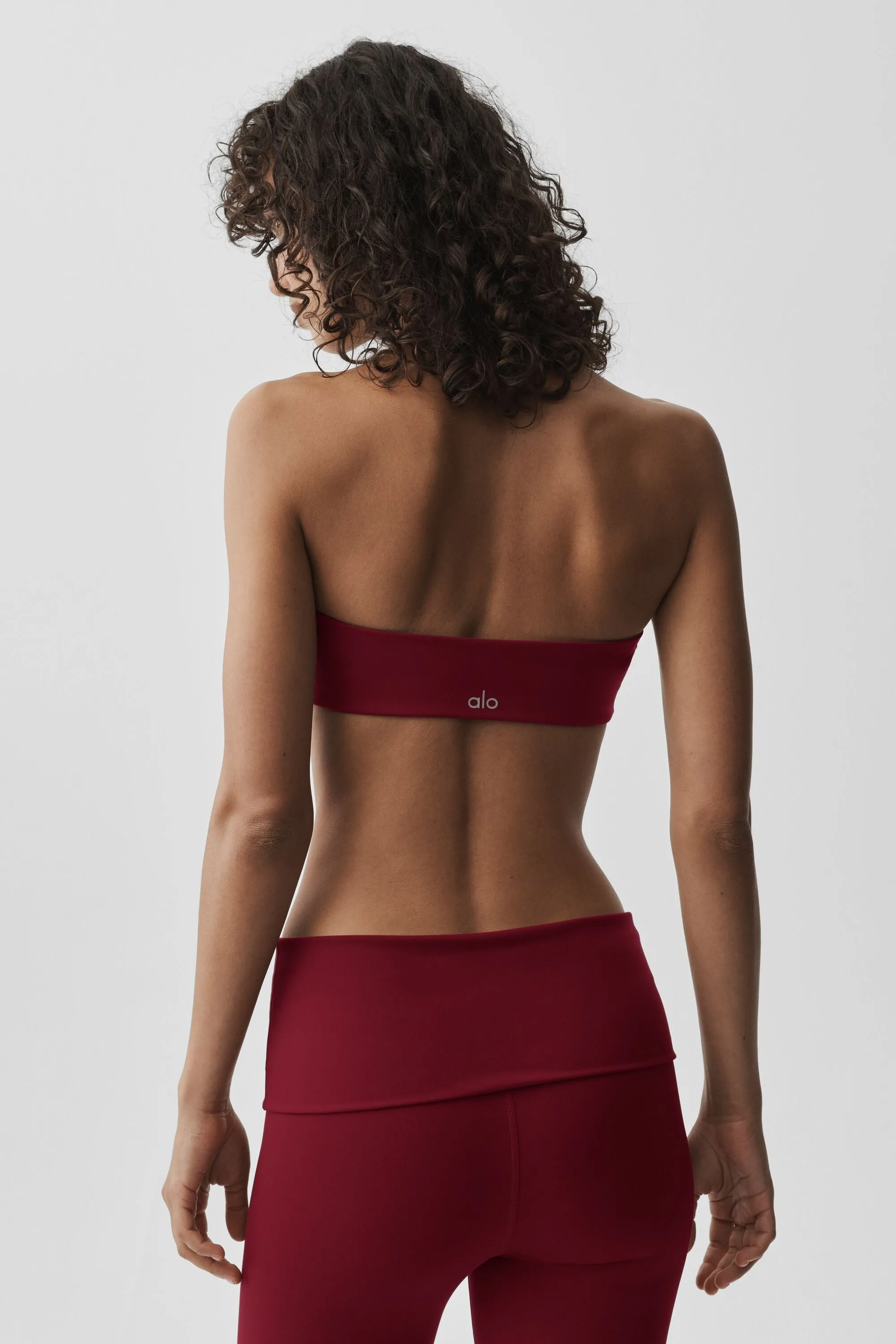 ALO Softsculpt Feel The Heat Halter Bra - Summer Romance Red sold by Alo Yoga product image thumbnail 2