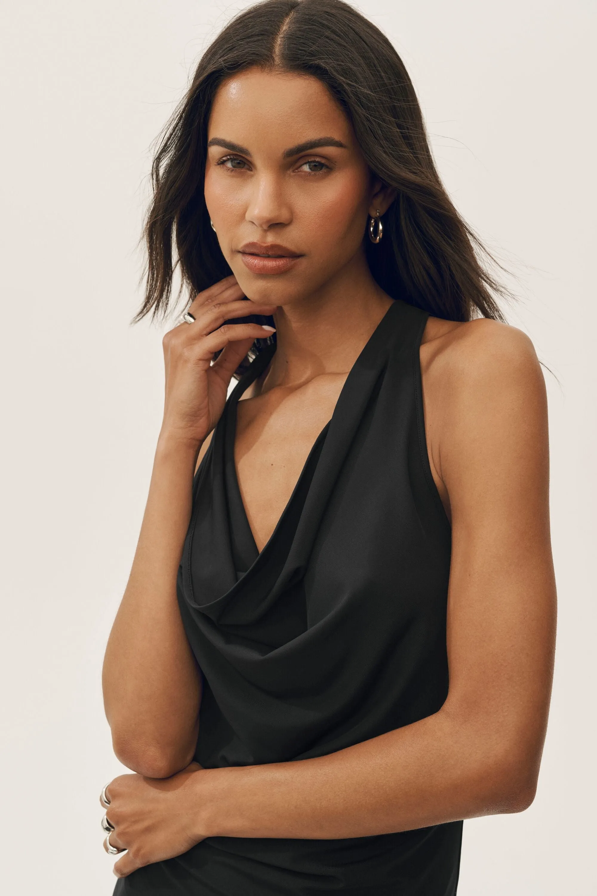 Summer Soiree Halter Mini Dress - Black sold by Alo Yoga product image thumbnail 3