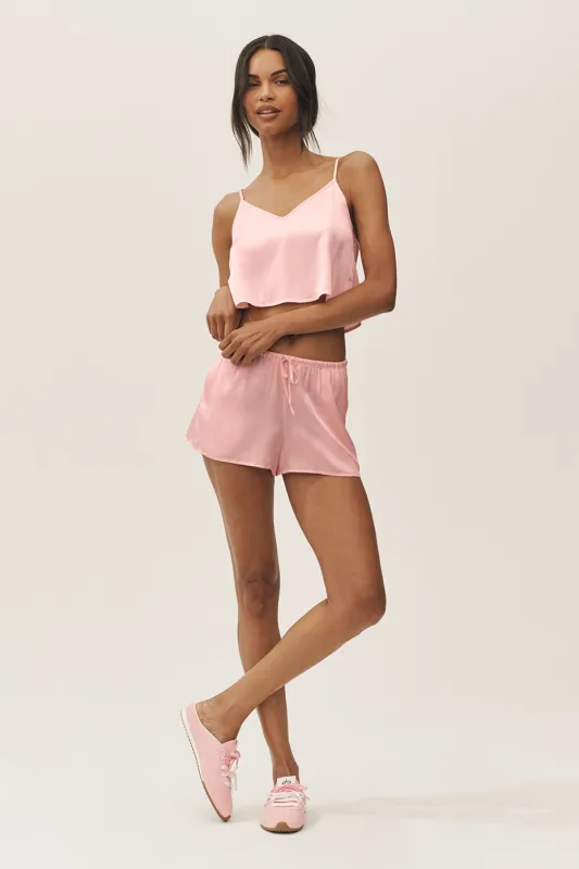 ALO Sunset Sneaker Mule - Sundrenched Pink made by Alo Yoga