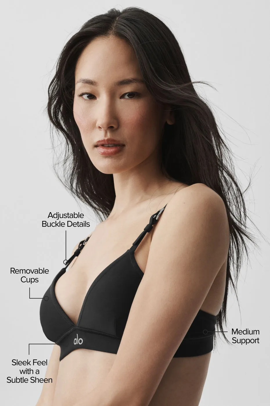 Airlift Connection Bra - Black sold by Alo Yoga product image thumbnail 2