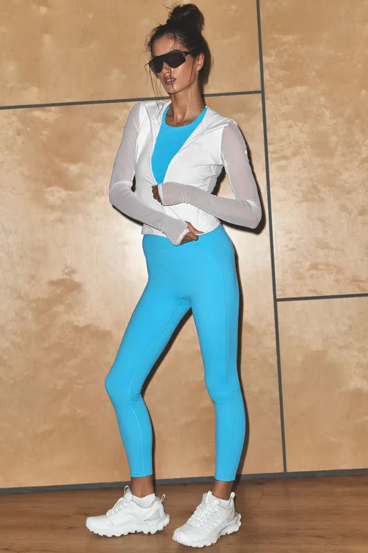 ALO Softsculpt High-Waist 7/8 Superset Legging - Azure Blue made by Alo Yoga