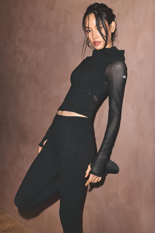 ALO Softsculpt High-Waist 7/8 Superset Legging - Black made by Alo Yoga