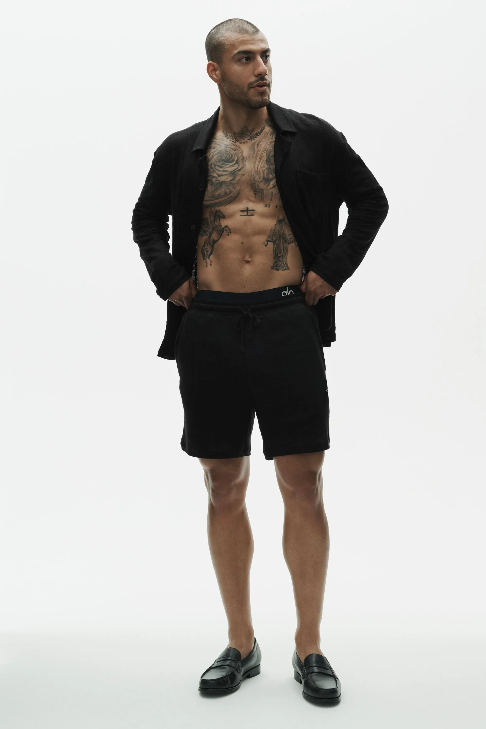 7" Linen Jersey Coastal Short - Black sold by Alo Yoga product image thumbnail 5