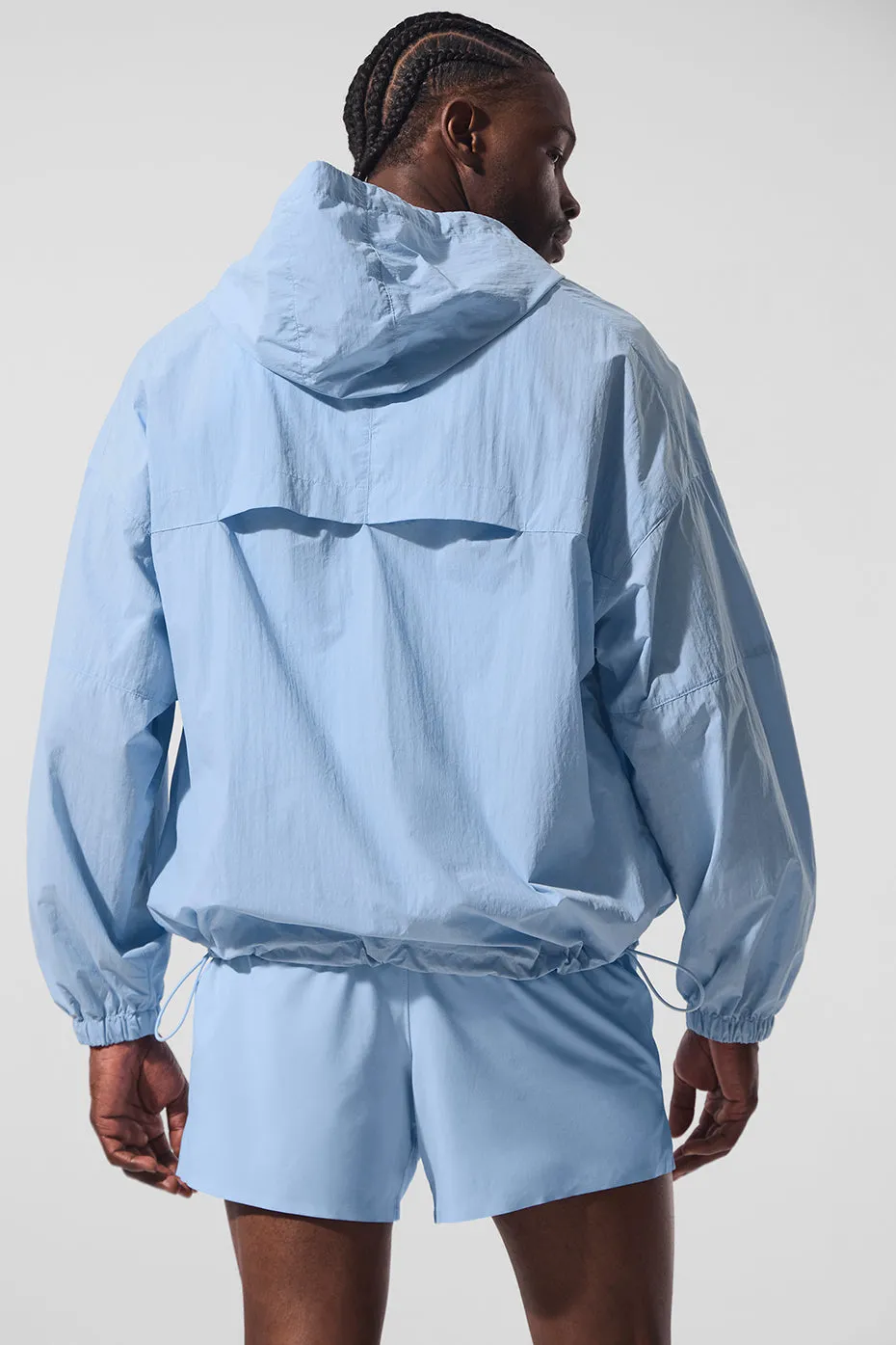 Vantage Nylon Ripstop Track Jacket - Seashell Blue sold by Alo Yoga product image thumbnail 3