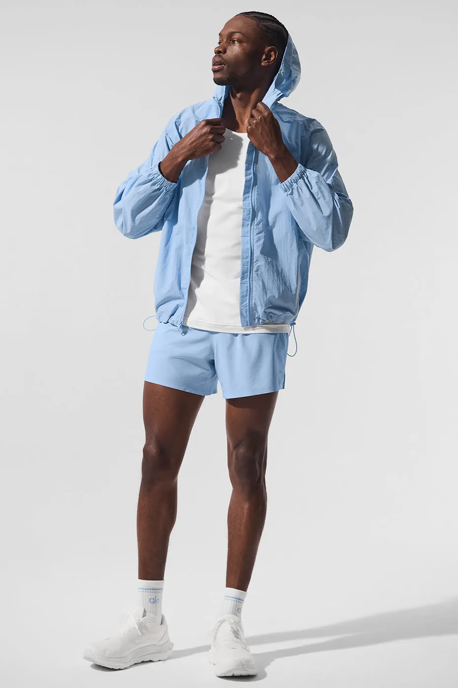 Vantage Nylon Ripstop Track Jacket - Seashell Blue sold by Alo Yoga product image thumbnail 4