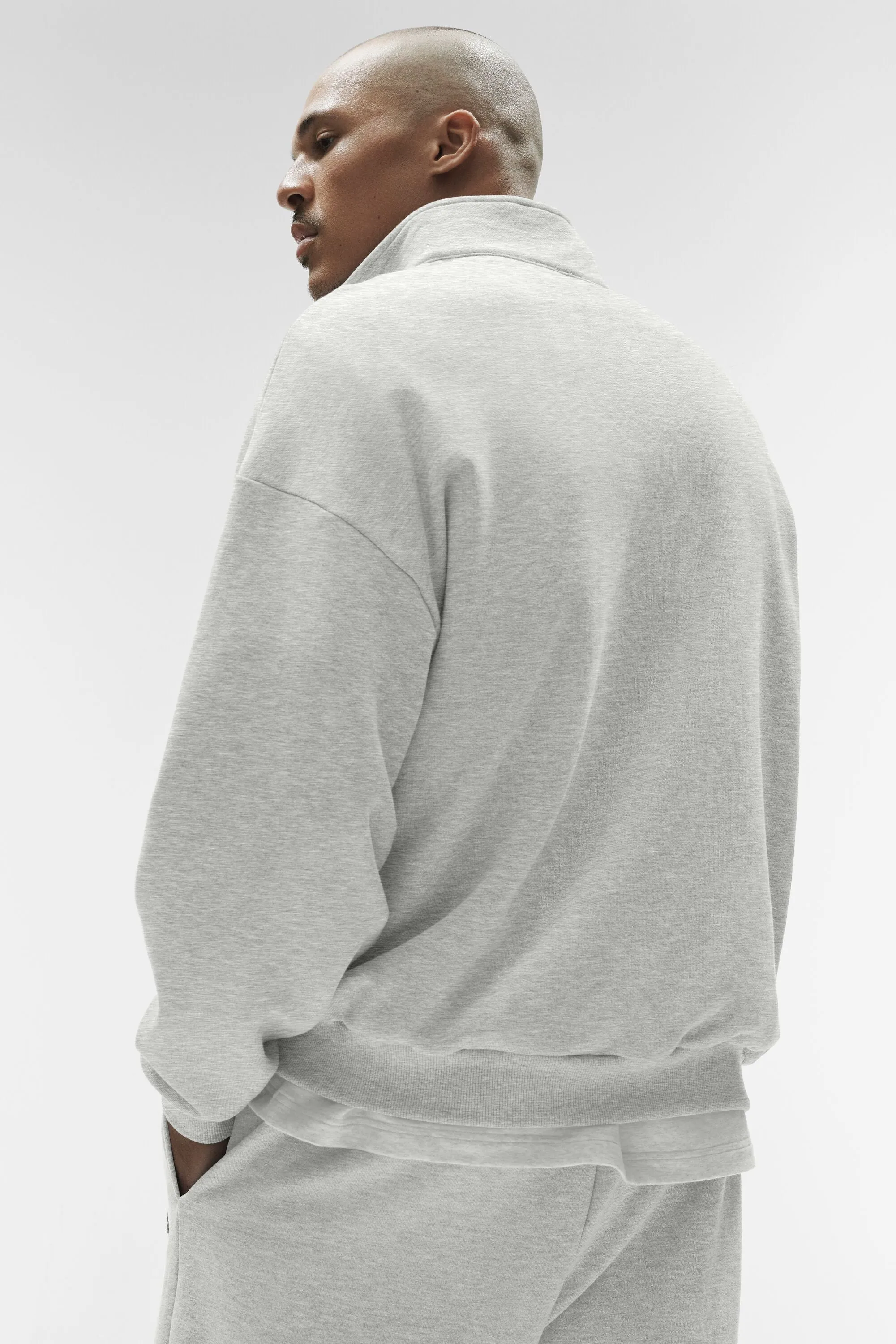 Accolade 1/4 Zip Pullover - White Heather sold by Alo Yoga product image thumbnail 2