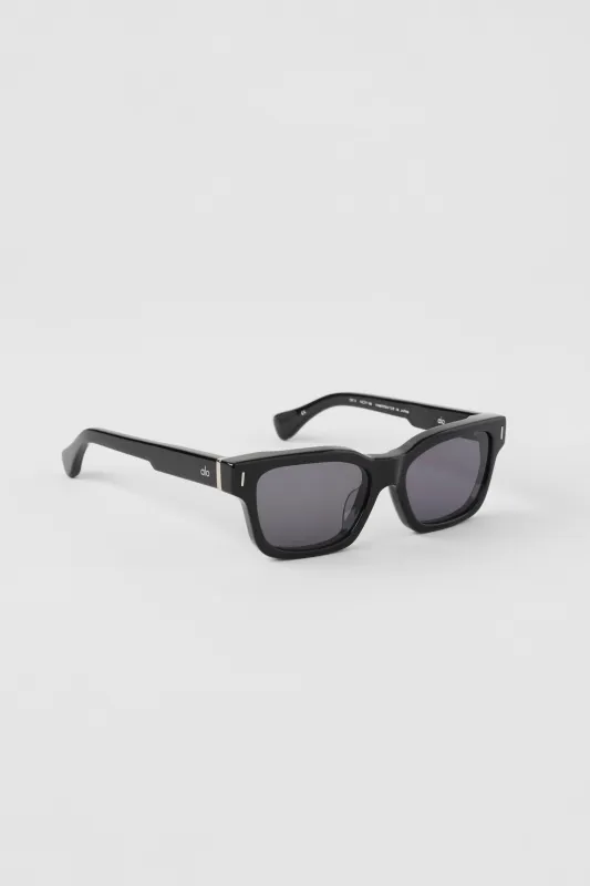 ALO Rectangle Sunglasses - Black made by Alo Yoga