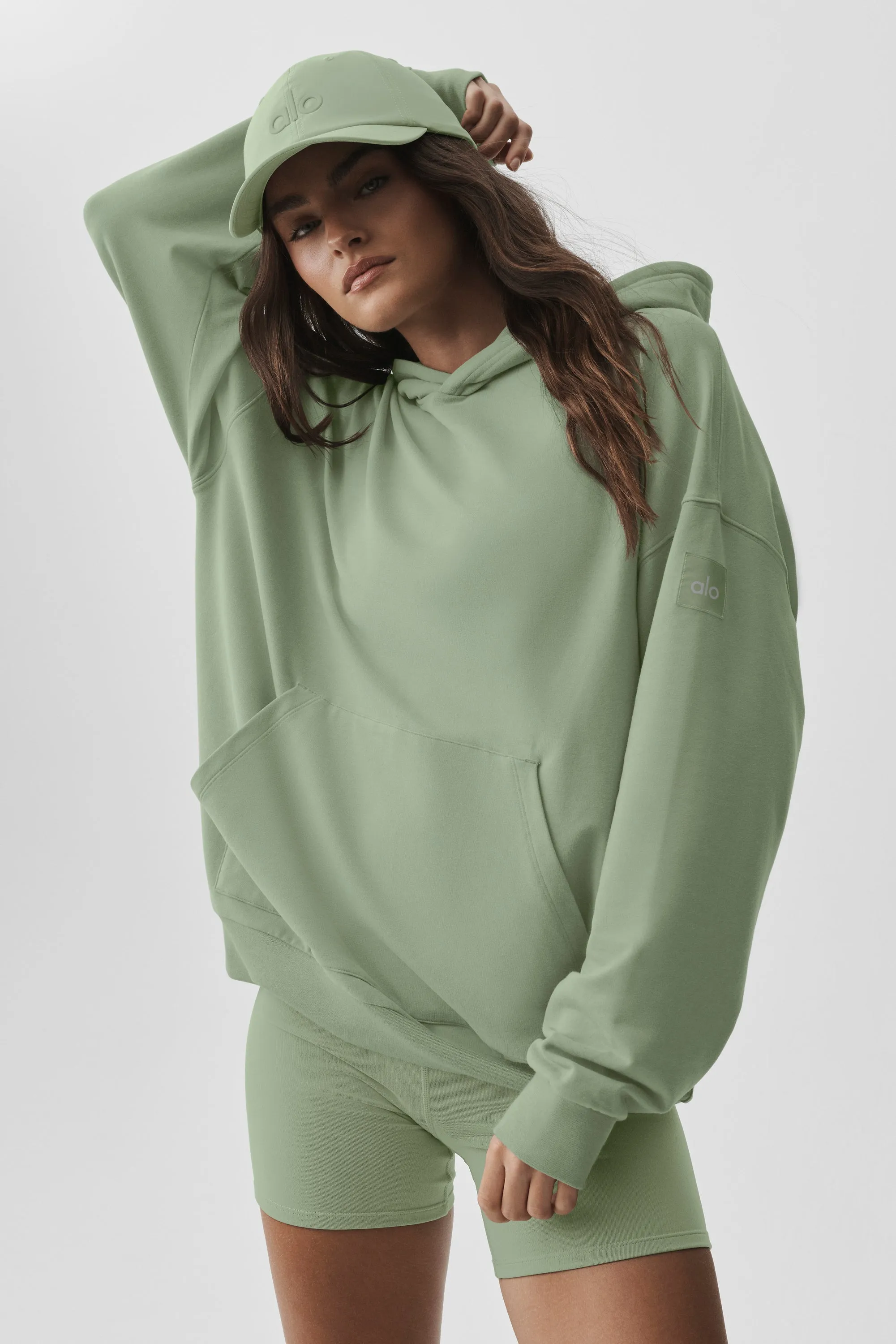 Double Take Hoodie - Dune Grass sold by Alo Yoga product image thumbnail 2
