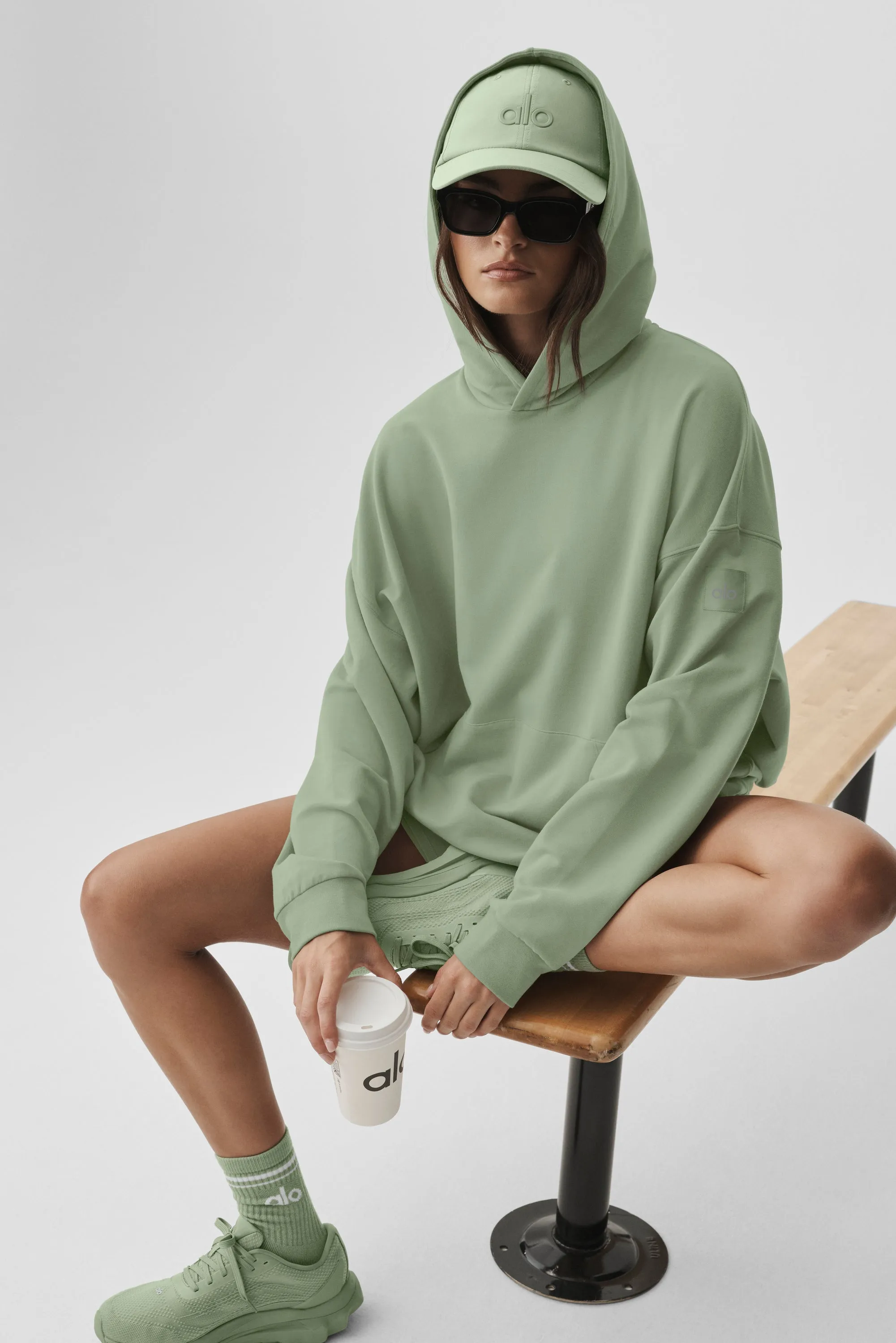 Double Take Hoodie - Dune Grass sold by Alo Yoga product image thumbnail 5