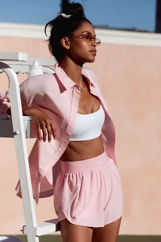 Match Point Short - Pink Marshmallow made by Alo Yoga