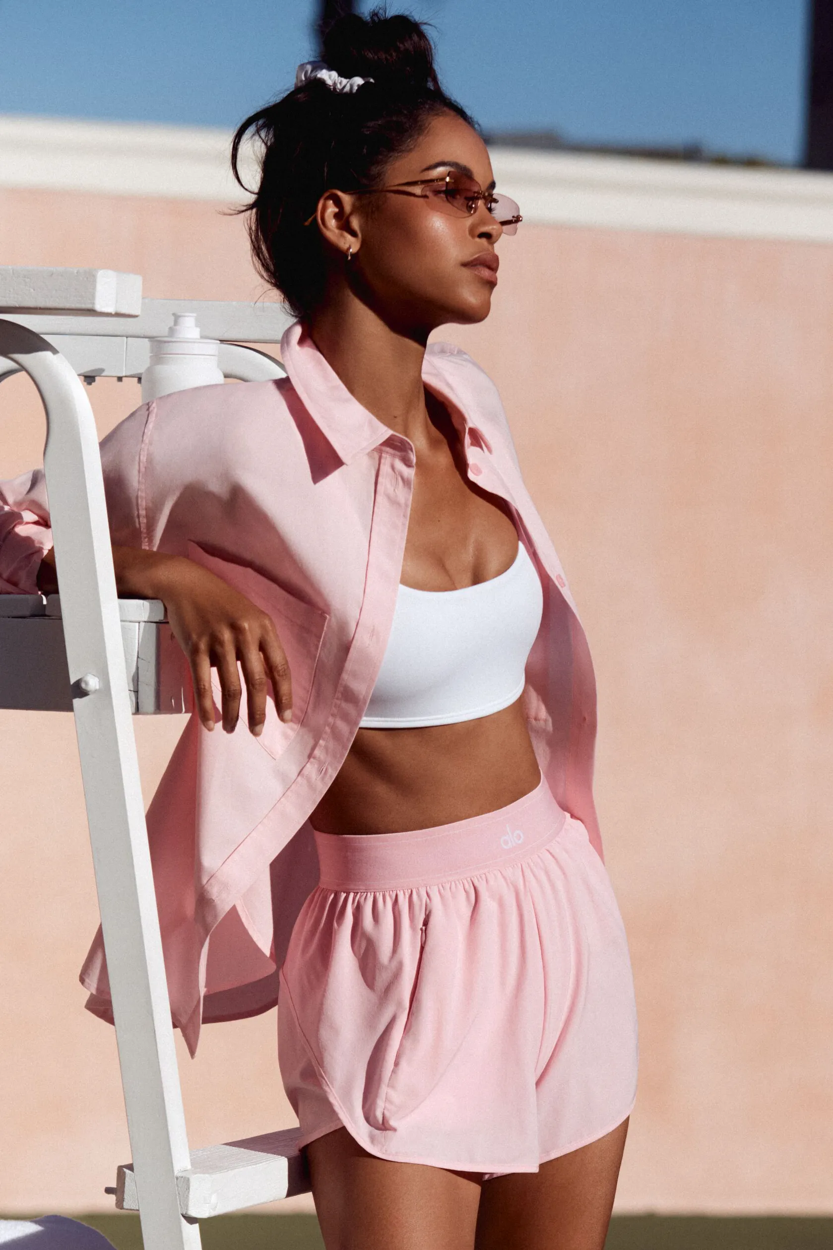 Match Point Short - Pink Marshmallow sold by Alo Yoga