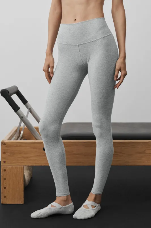Alosoft High-Waist 7/8 Highlight Legging - Vintage Athletic Heather made by Alo Yoga