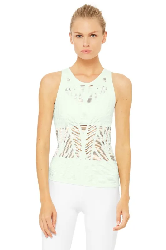 Vixen Fitted Muscle Tank - Marine sold by Alo Yoga