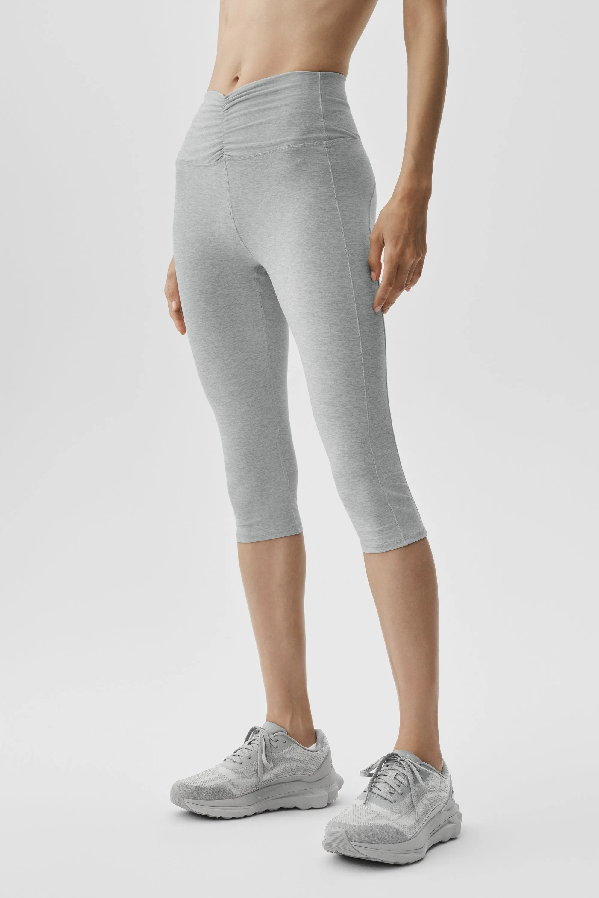 Alosoft High-Waist Intuition Capri - Vintage Athletic Heather sold by Alo Yoga product image thumbnail 3