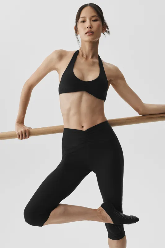 Alosoft High-Waist Intuition Capri - Black made by Alo Yoga