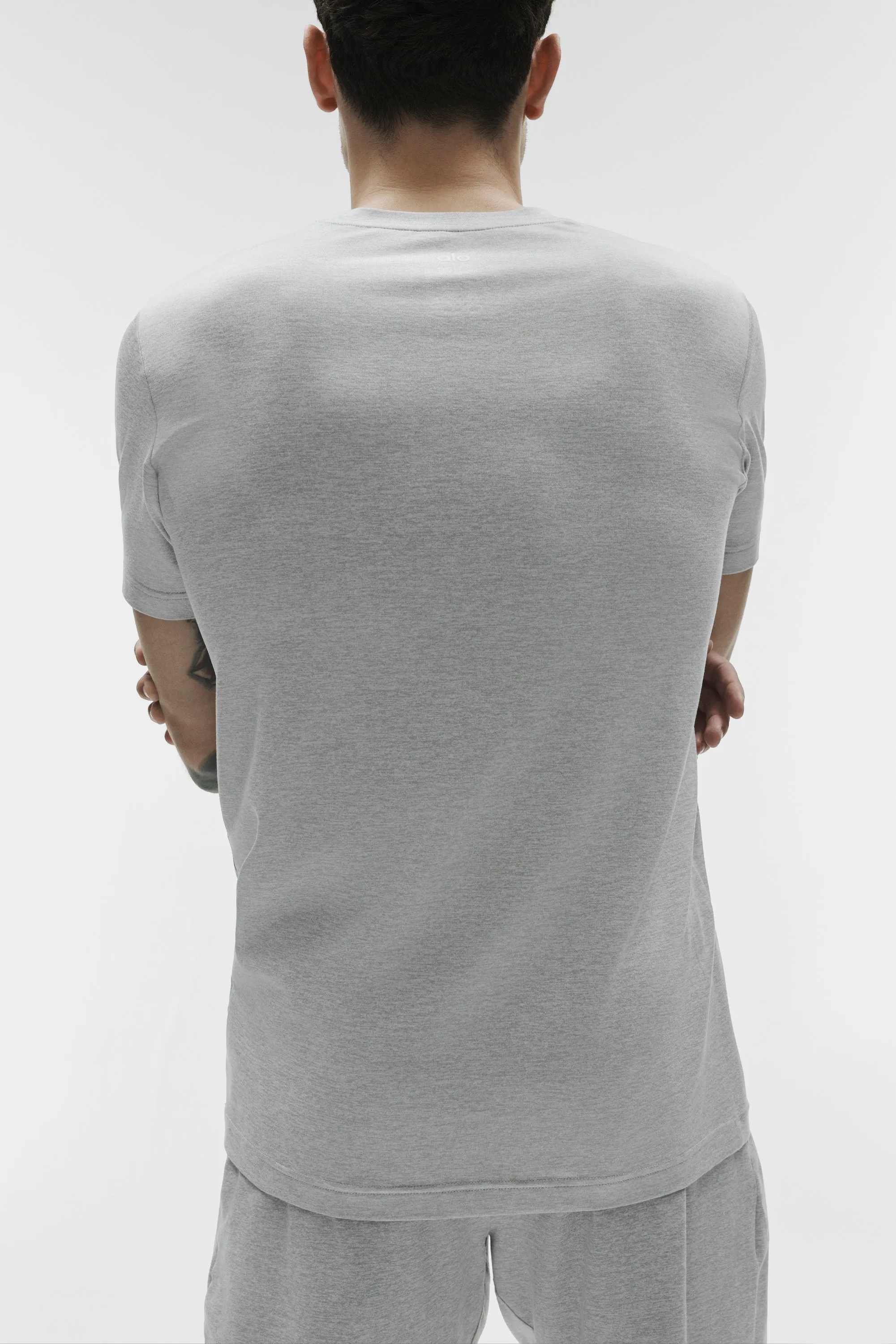 Conquer Reform Crewneck Short Sleeve - Vintage Athletic Heather sold by Alo Yoga product image thumbnail 2