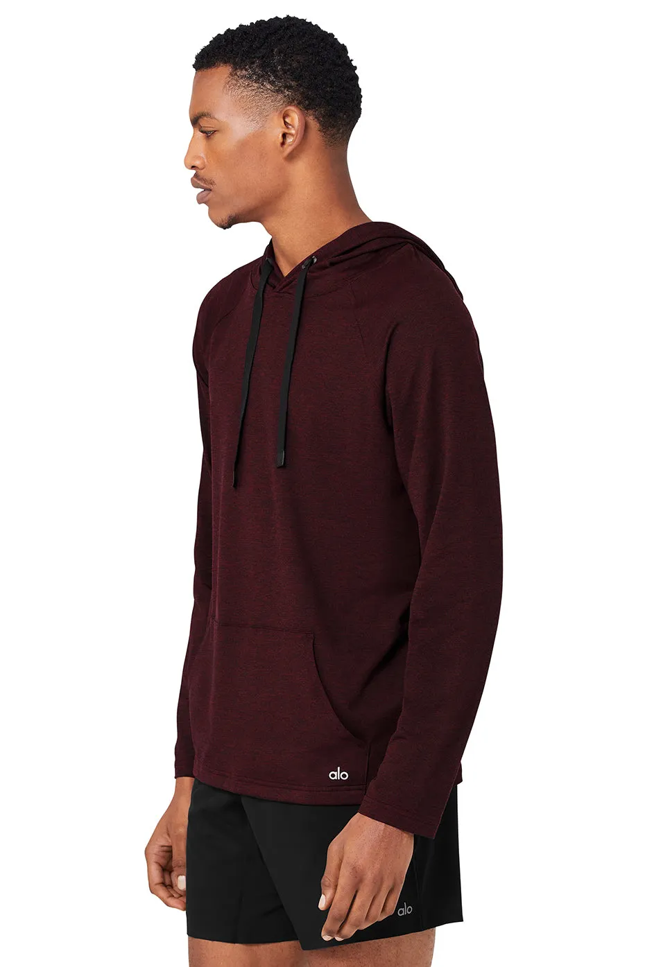 The Conquer Hoodie - Ox Blood Heather sold by Alo Yoga product image thumbnail 3