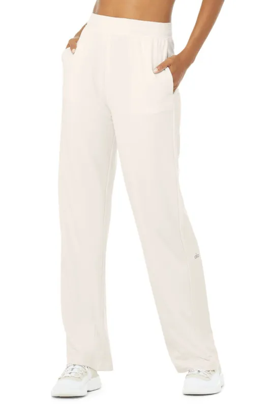 High-Waist Dreamy Wide Leg Pant - Ivory sold by Alo Yoga