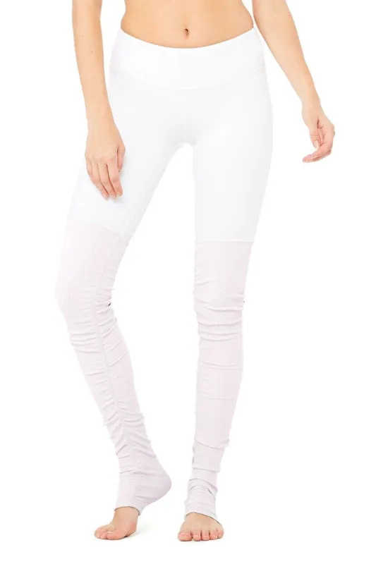 Gypset Goddess x Alo Goddess Legging - Zephyr/White sold by Alo Yoga