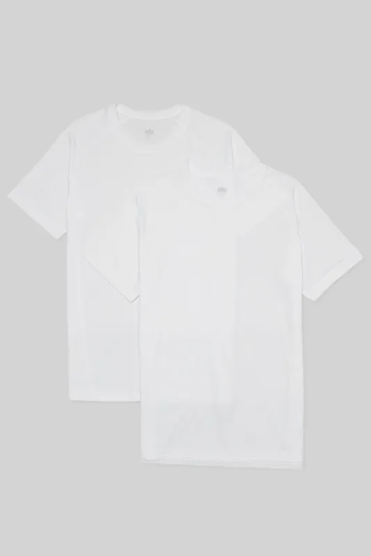 Triumph Crew Neck Tee (2 Pack) sold by Alo Yoga