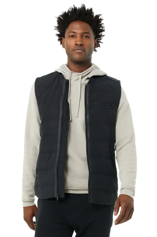 Mantra Puffer Vest - Black sold by Alo Yoga