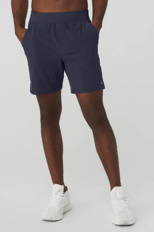 7" Repetition Short - True Navy sold by Alo Yoga