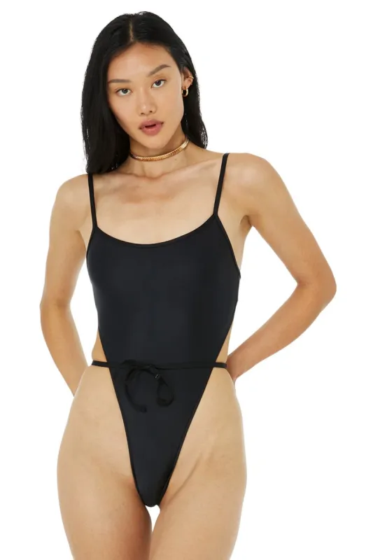 Alo x Frankies Bikinis Croft One Piece - Black sold by Alo Yoga