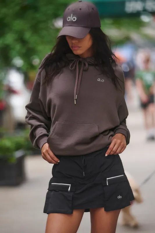 Crinkle Surplus Mini Skirt - Black sold by Alo Yoga