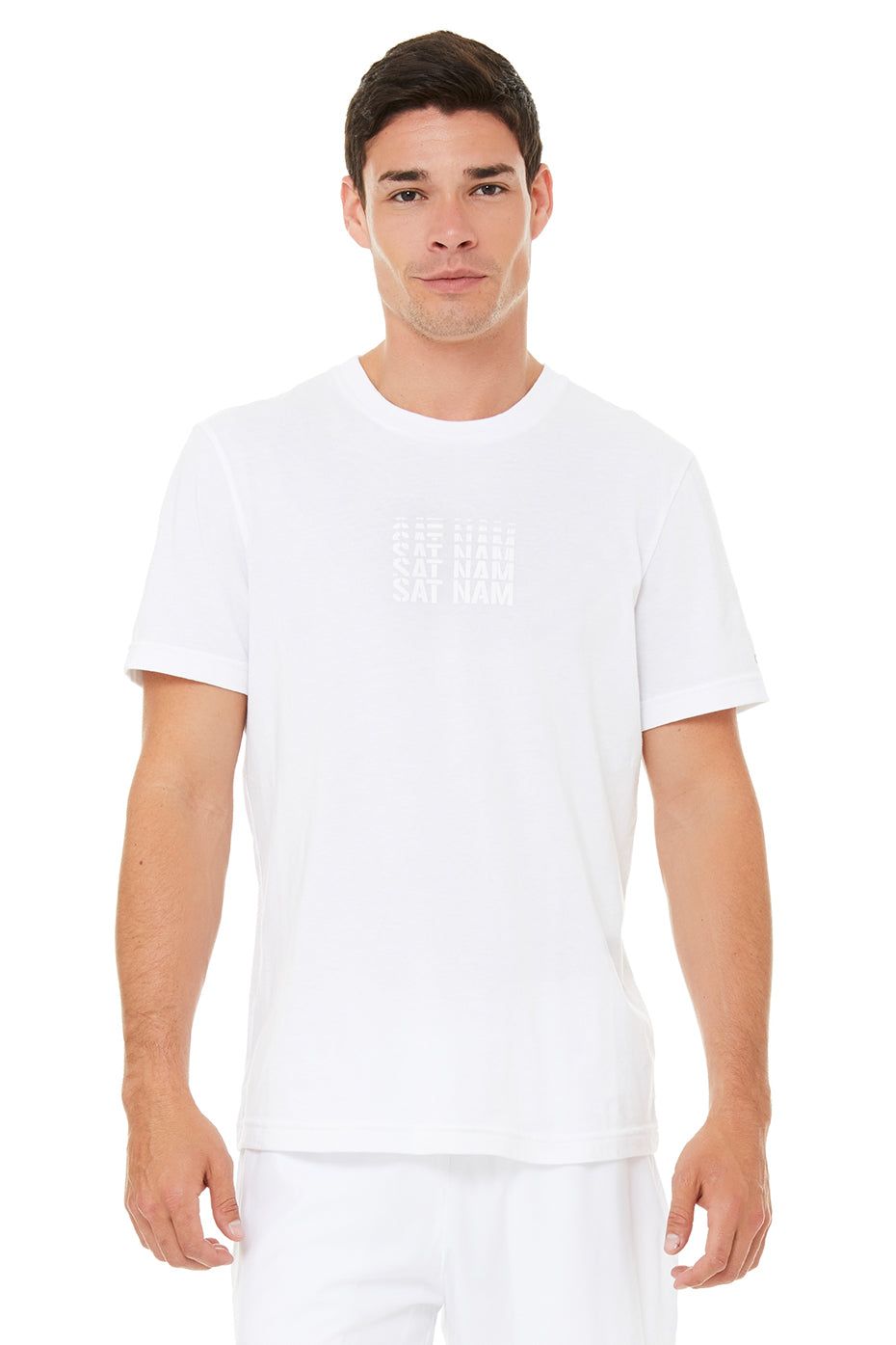 Sat Nam Tee - White sold by Alo Yoga
