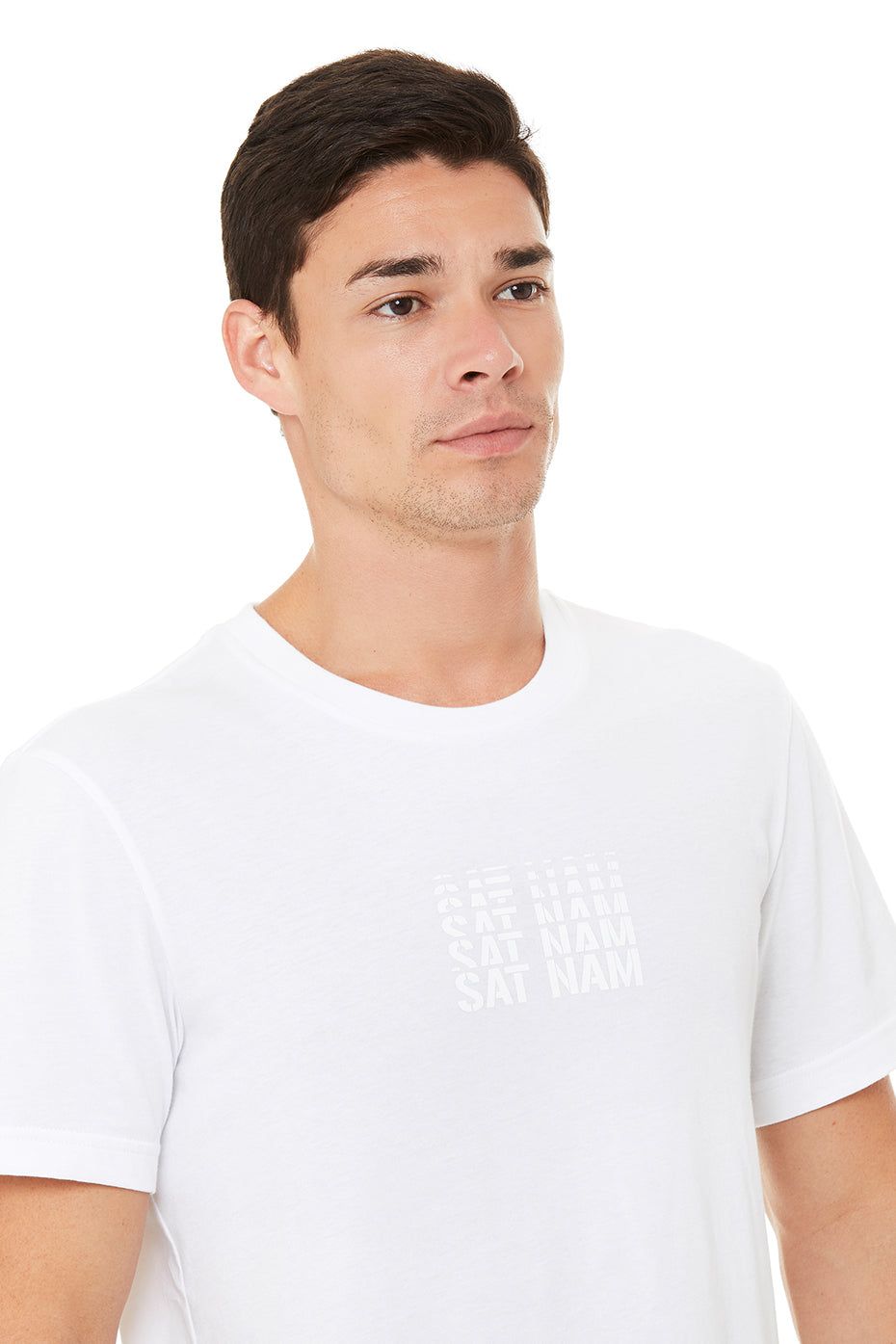 Sat Nam Tee - White sold by Alo Yoga product image thumbnail 5